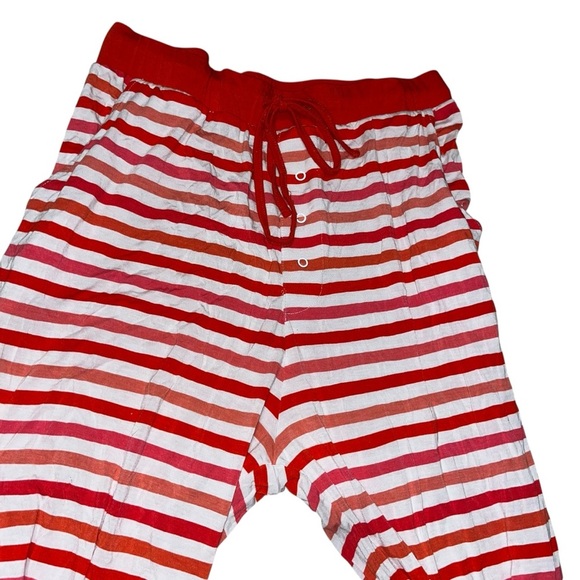 Little bum bums bamboo adult women red white pink pajama lounge pants large L pj - Picture 3 of 5